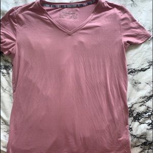 Eddie Bauer Pink V Neck Sleepwear Tee
